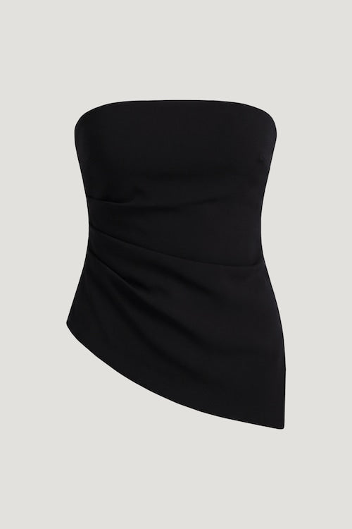 Asymmetric Ponte Tube Top
