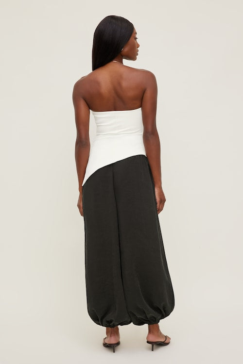 Asymmetric Ponte Tube Top