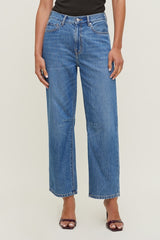 Theo Mid Rise Barrel Leg Jeans