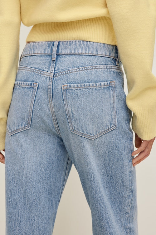 Mika Mid Rise Relaxed Straight Leg Jeans