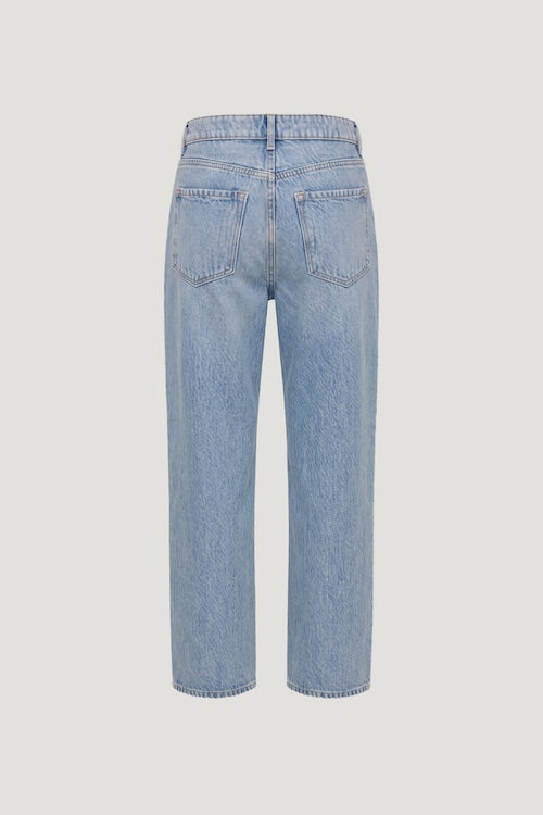 Mika Mid Rise Relaxed Straight Leg Jeans