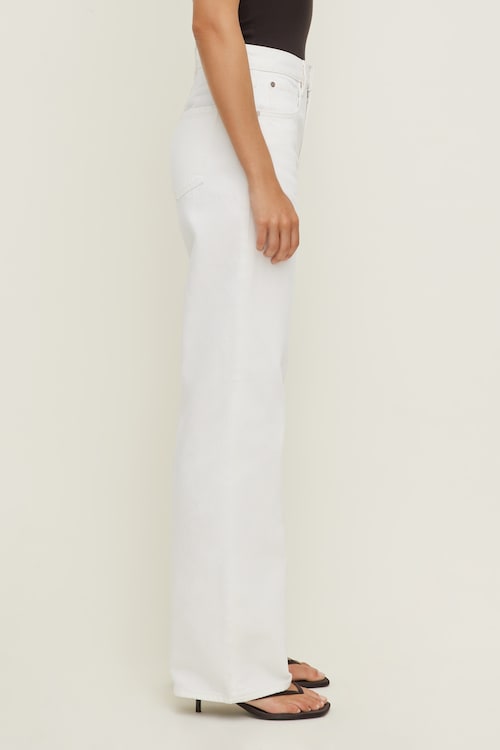 Heidi Stretch High Rise Wide Leg Jeans