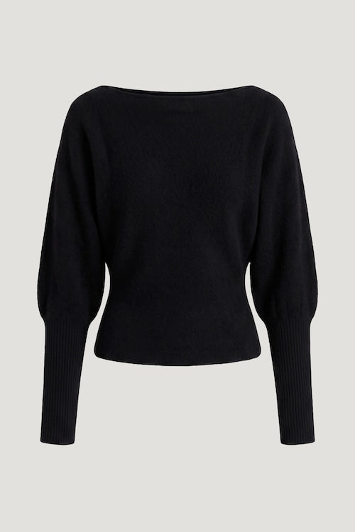 Cinched Boat Neck Sweater
