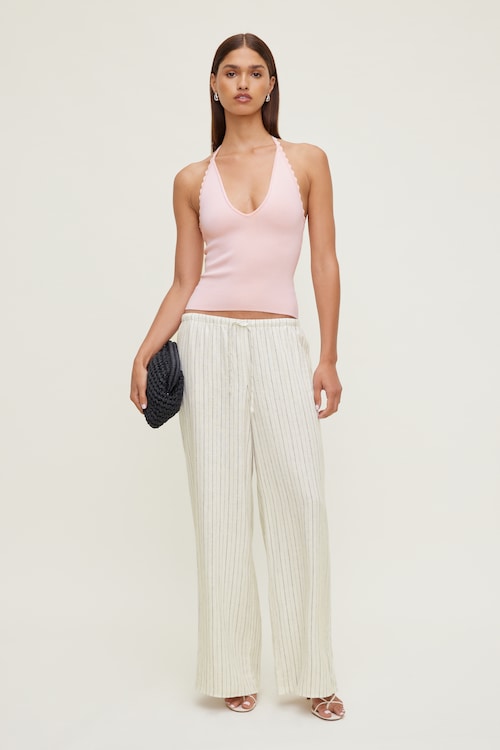 Leo Linen Wide Leg Pants