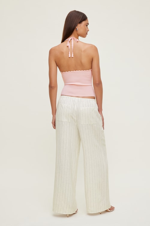 Leo Linen Wide Leg Pants