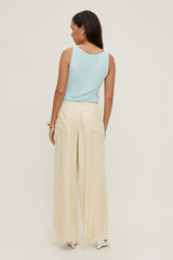 Leo Linen Wide Leg Pants