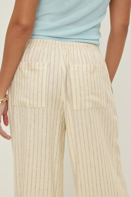 Leo Linen Wide Leg Pants