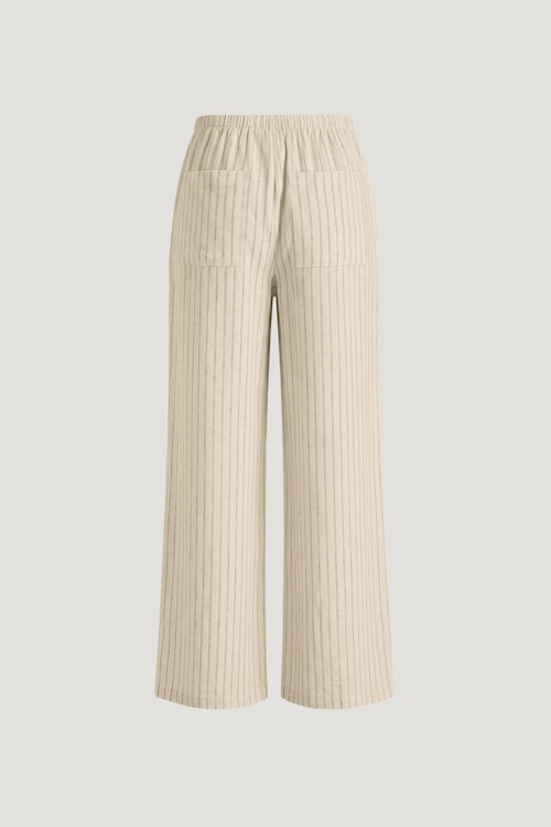 Leo Linen Wide Leg Pants