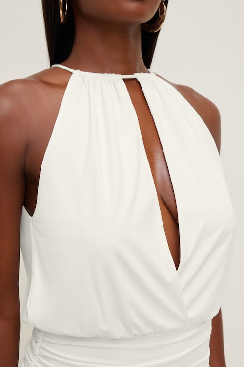 Sculpt Keyhole Mini Dress