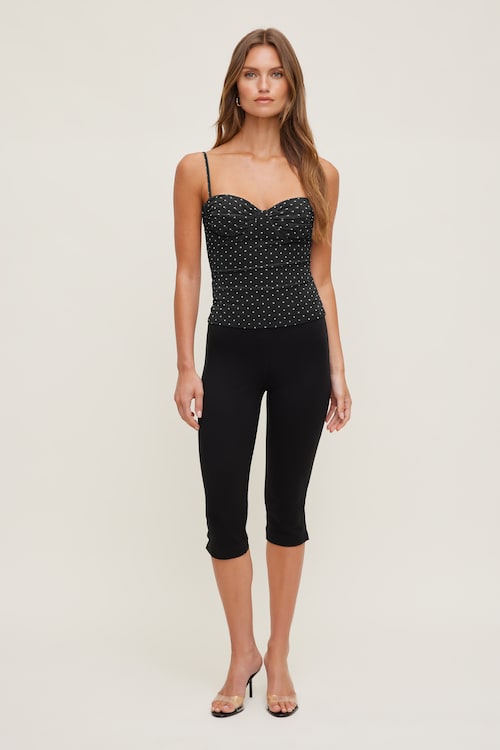 Monet Stretch Satin Top