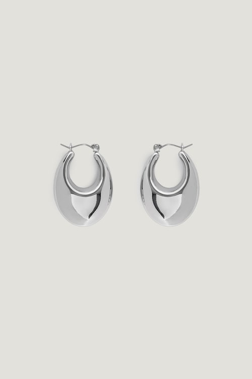 Elongated Chunky Drop Earrings