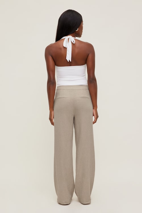 Yasmin Linen Straight Leg Pants
