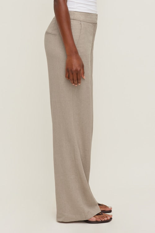Yasmin Linen Straight Leg Pants