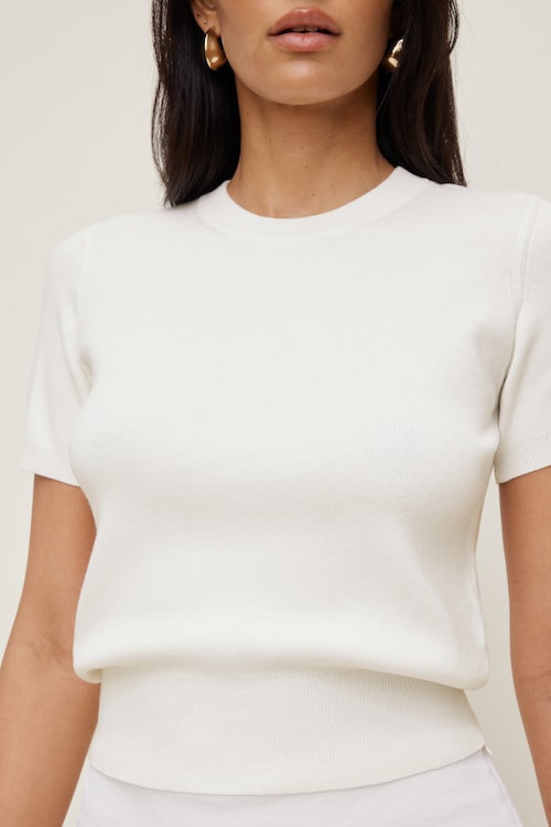 Clara Short Sleeve Sweater