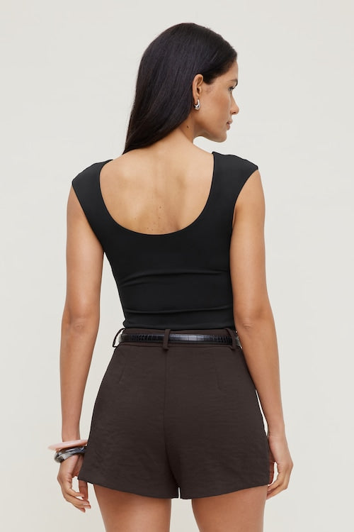 Sculpt Cap Sleeve T Shirt