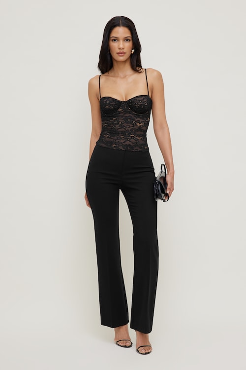 Monet Stretch Satin Top