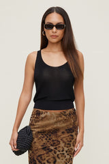 High Shine Sweater Tank Top