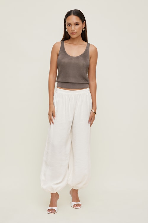 High Shine Sweater Tank Top