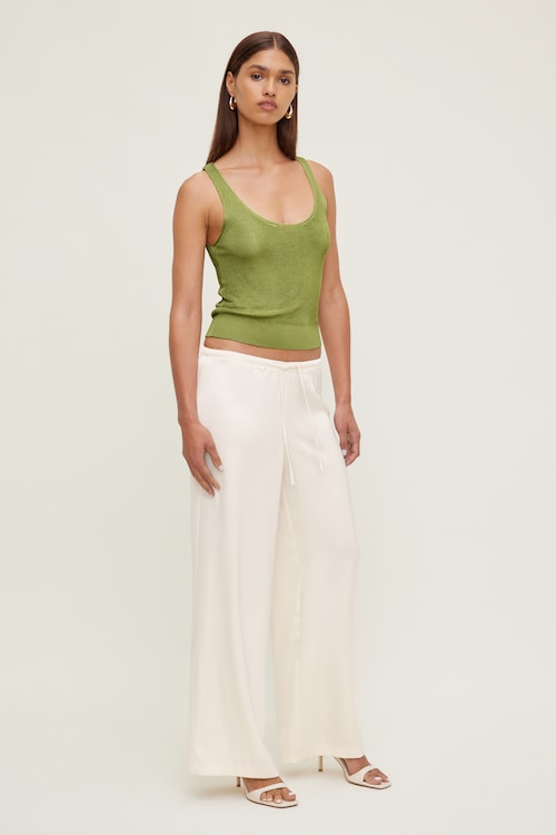 High Shine Sweater Tank Top