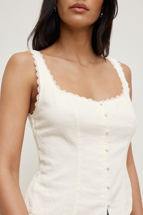 Linen Tank Top