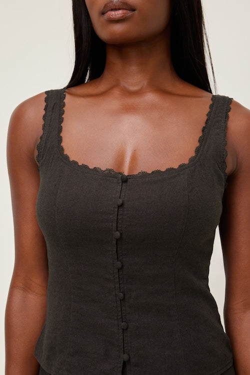 Linen Tank Top