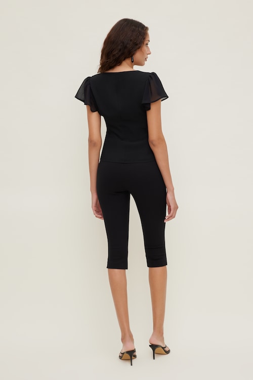 Flutter Sleeve Blouse