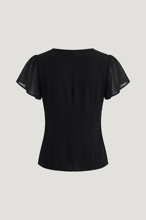 Flutter Sleeve Blouse