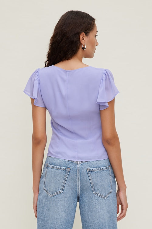 Flutter Sleeve Blouse
