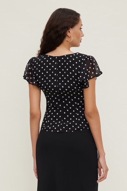 Flutter Sleeve Blouse