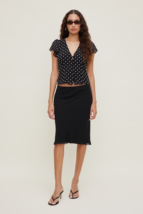 Flutter Sleeve Blouse