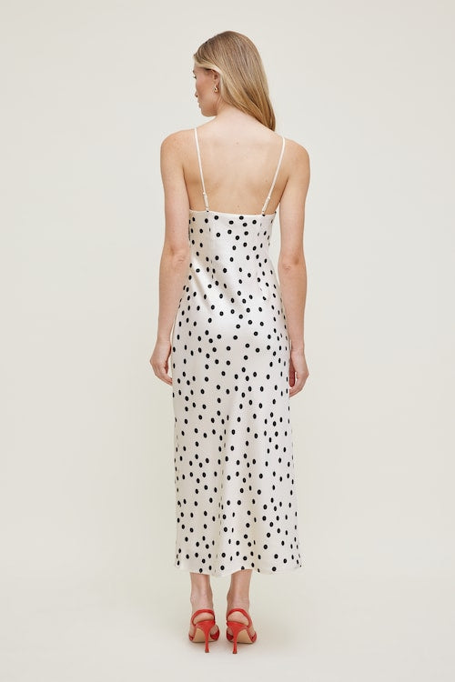 Lace Trim Maxi Dress