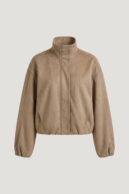 Brynn Faux Leather Bomber Jacket