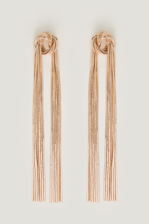 Knotted Fringe Earrings