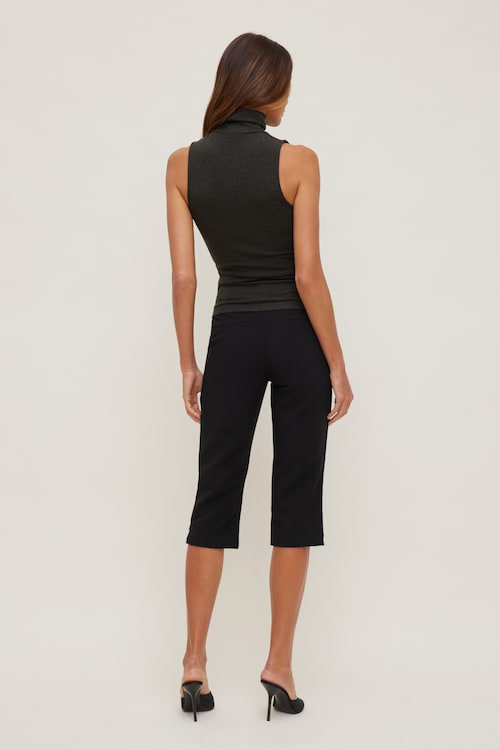 High Rise Capri Pants