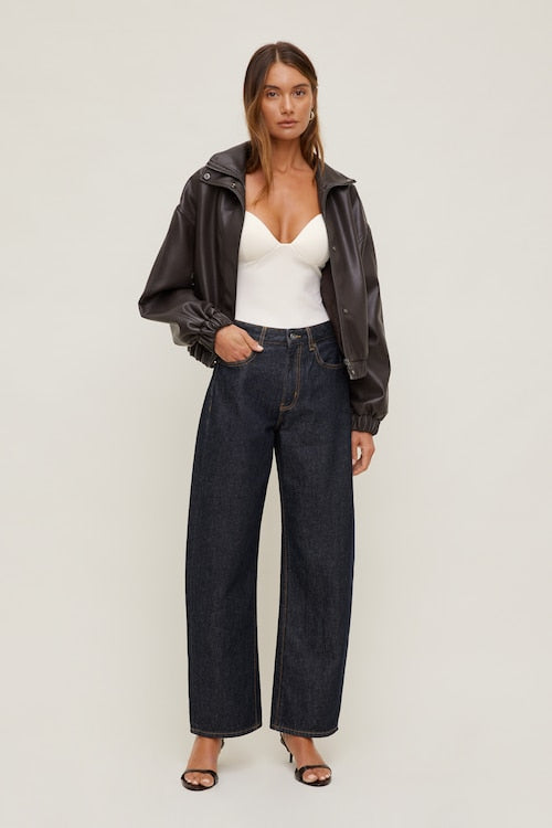 Kennedy High Rise Barrel Leg Jeans