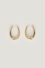 Oval Hoop Earrings