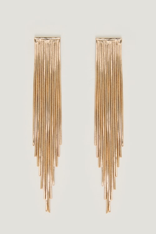 Fringe Chain Earrings