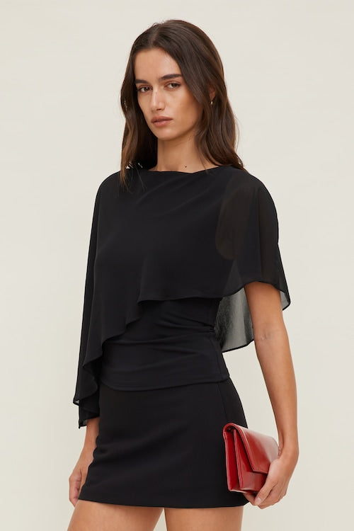 Sculpt Cape Top