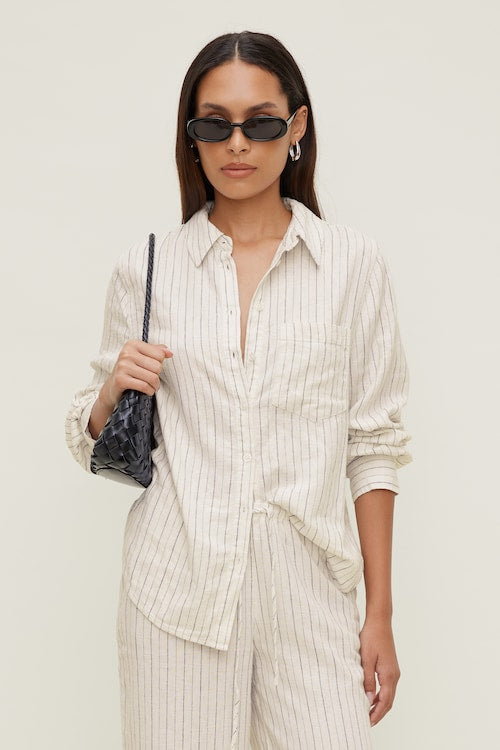 Isla Oversized Linen Shirt
