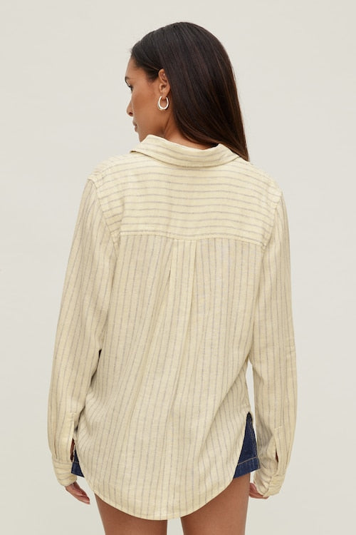 Isla Oversized Linen Shirt