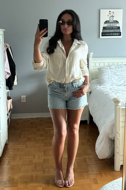 Isla Oversized Linen Shirt