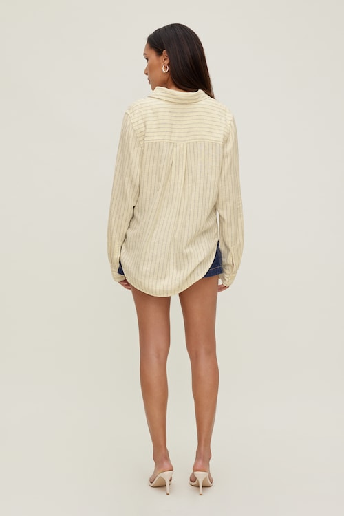 Isla Oversized Linen Shirt