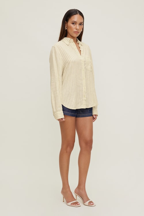 Isla Oversized Linen Shirt