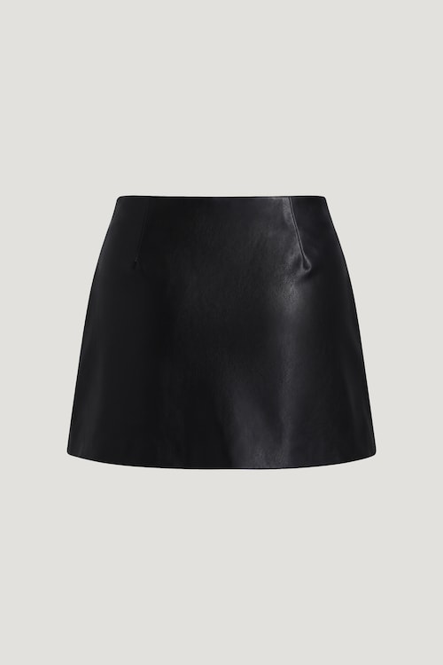 Stacie Faux Leather Mini Skort