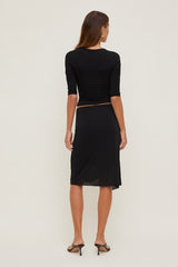 Plunge 3/4 Sleeve Top