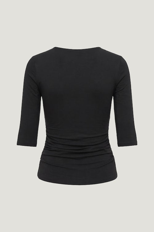 Plunge 3/4 Sleeve Top