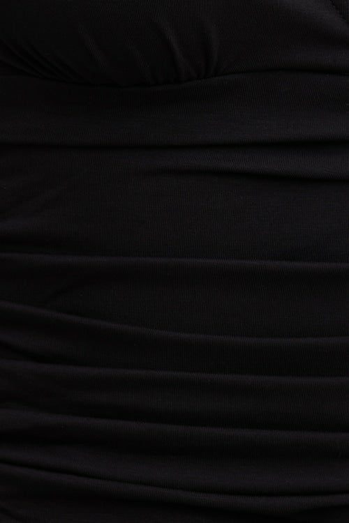 Plunge 3/4 Sleeve Top