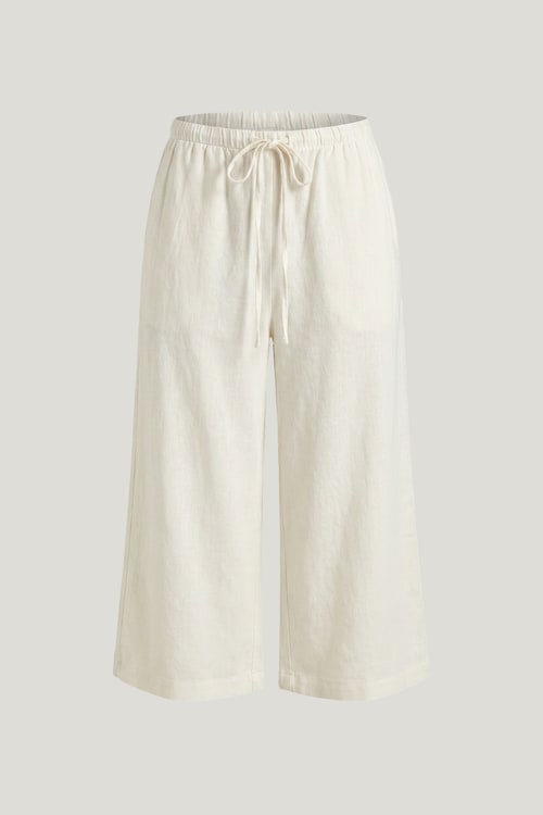 Leo Linen Capri Pants