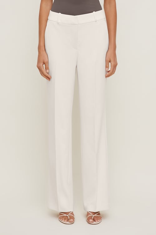 Camelia Crepe Straight Leg Pants