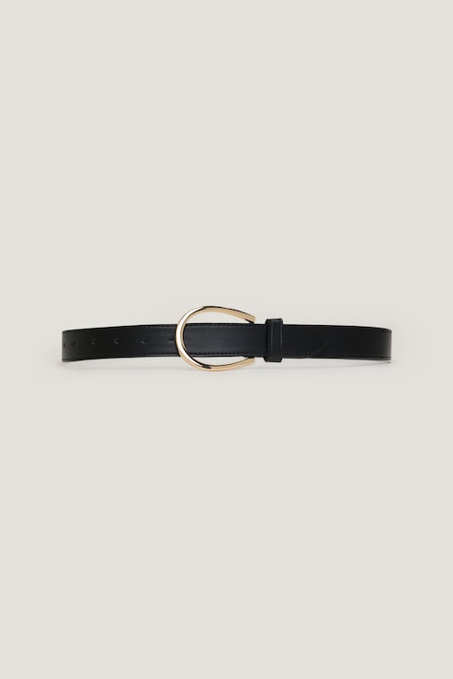 Pull Through Faux Leather Belt